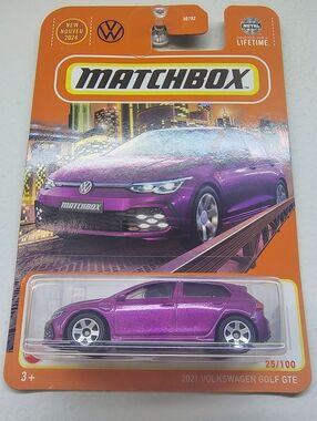 2021 Volkswagen Golf GTE Matchbox 25/100 Metallic Purple Mainline Diecast